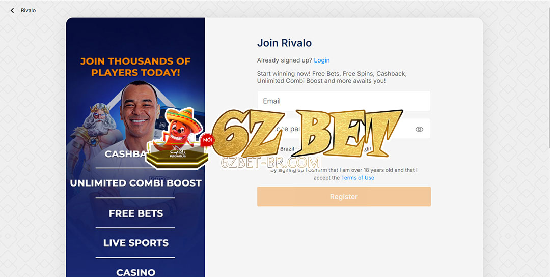 6z bet registrar